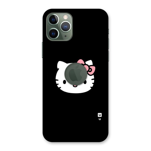 Kitty Cute Back Case for iPhone 11 Pro Logo  Cut